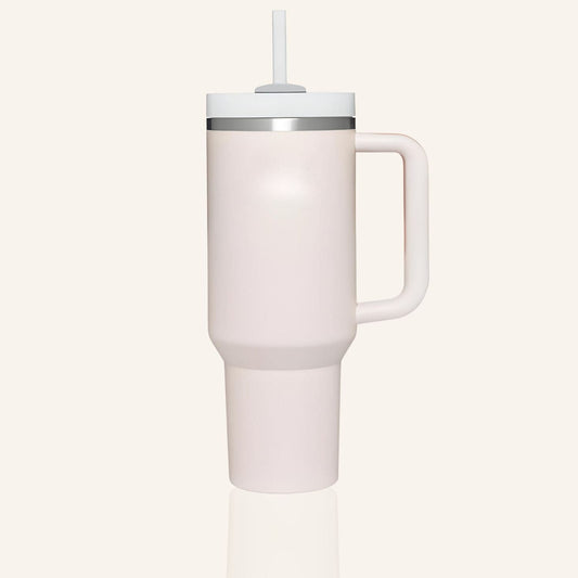 Summy SteelCup - 1,18 Liter Edelstahlbecher mit Strohhalm