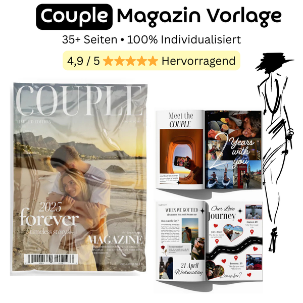Couple Magazin Vorlage